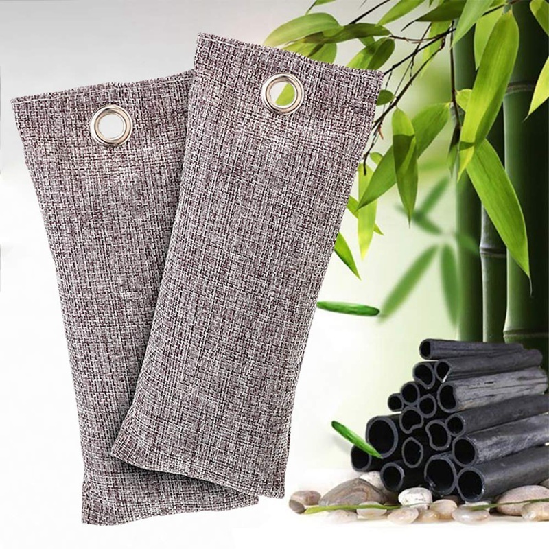 75g Home breathe odor absorbing fabric bamboo charcoal bag odor absorbing material shoe deodorizer bag