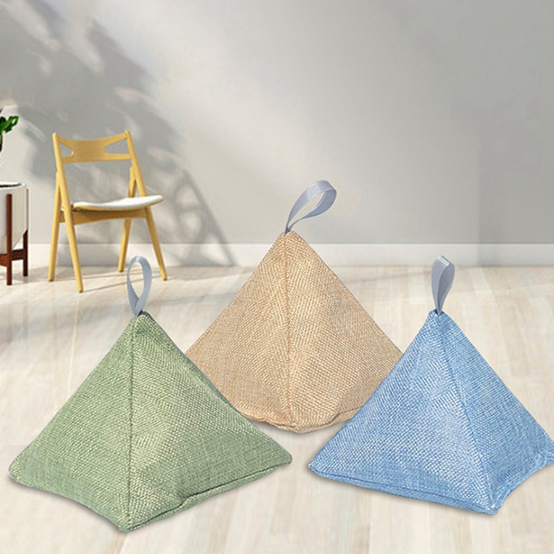 Pyramid shaped bamboo charcoal bag customized natural car charcoal filter bag deodorizing bags homeuse