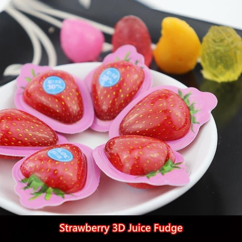 China factory direct OEM wholesale delicious mini fresh fruit jelly fudge for Fudge kids