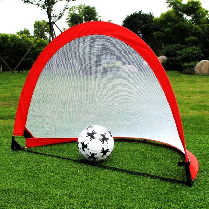 Portable Foldable Football Soccer Ball Nets Training Equipment Pop Up Soccer Goal Outdoor Play Football Foldable Gate