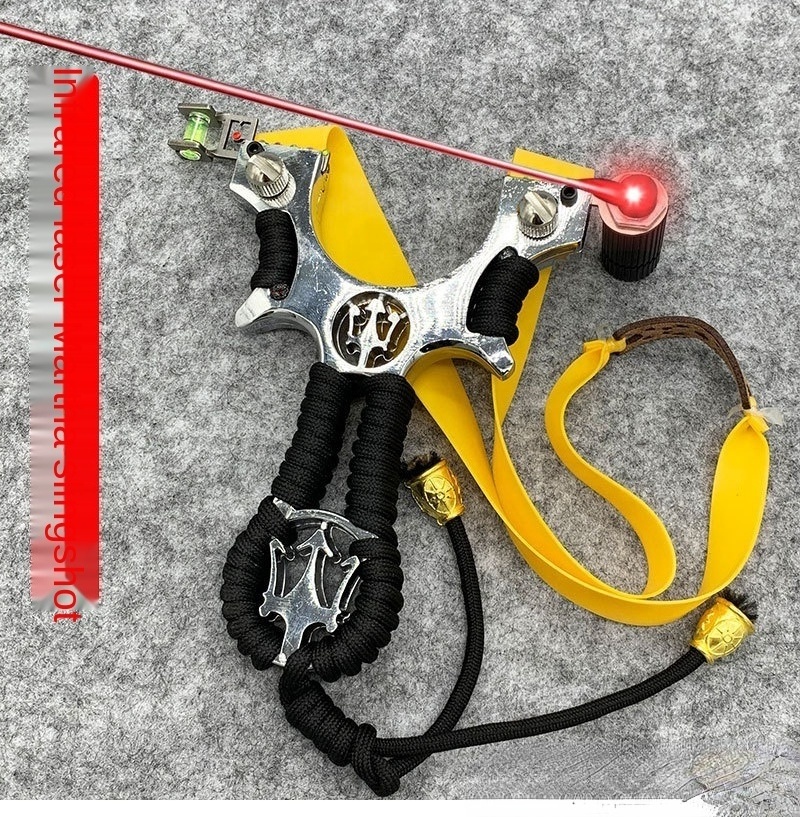 New Product Laser Slingshot High Precision Outdoor Fast Pressing Precision Infrared Slingshot Shooting Hunting Slingshot