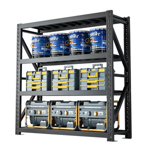 Heavy Duty Industrial Pallet Storage System - Metal Racking with Boltless Shelving