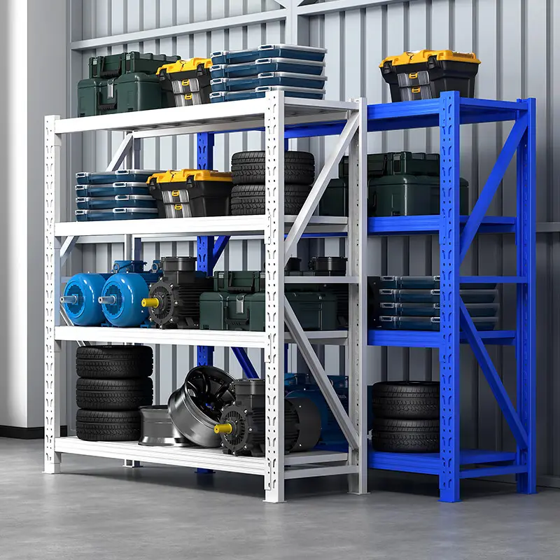 Heavy Duty Industrial Pallet Storage System - Metal Racking with Boltless Shelving