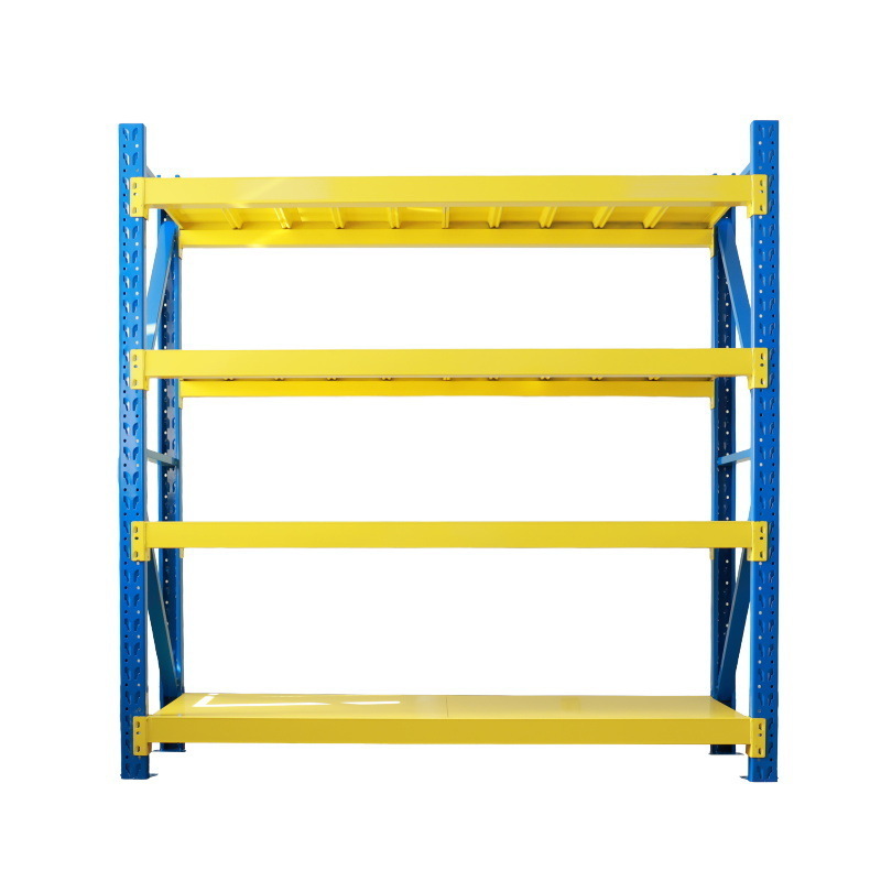 Home and Garage Storage Metal Shelving - 4-Tier Boltless Rack for Stacking