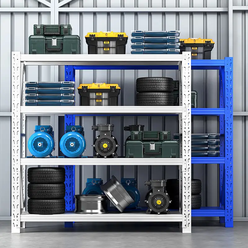 Heavy Duty Industrial Pallet Storage System - Metal Racking with Boltless Shelving