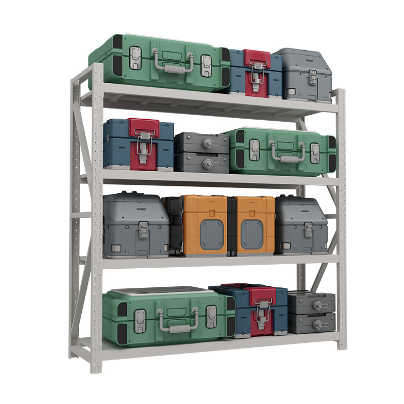 Home and Garage Storage Metal Shelving - 4-Tier Boltless Rack for Stacking