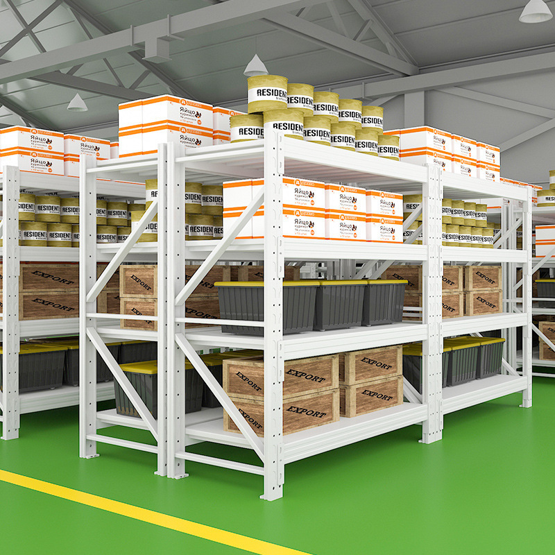 HUACHI Industrial Powered Adjustable Steel Warehouse Racks with Shelves