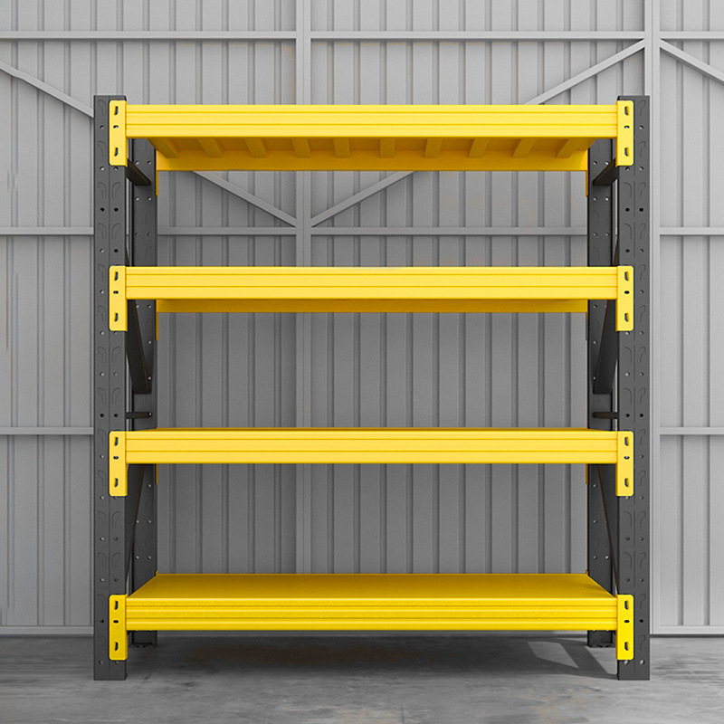 HUACHI Low Price Supermarket Adjustable Storage Shelves for Warehouse Rack Units