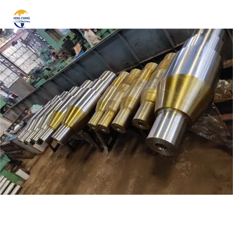 Customized Marine long Rudder Stock Retail propeller shaft  Forging Steel shaft stepped shaft