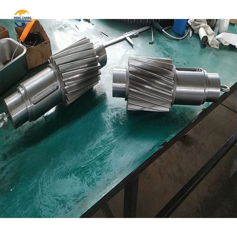 High precision gear shaft single shaft gear motor wheel Forging Large Gear Shaft