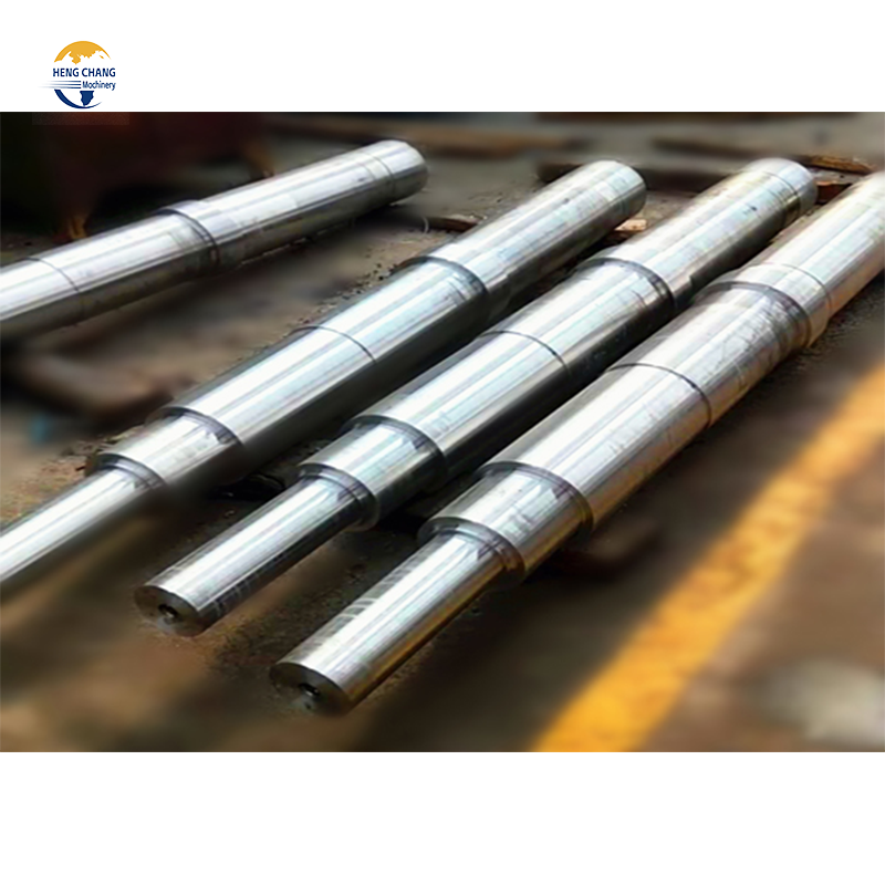 Customized Marine long Rudder Stock Retail propeller shaft  Forging Steel shaft stepped shaft