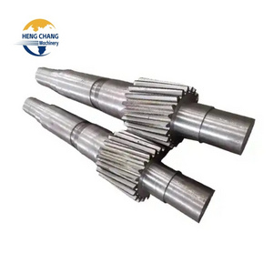 High quality Custom Forged Large Gear Shaft Main Drive Propeller Shaft High Quality Big Pinion Shaft