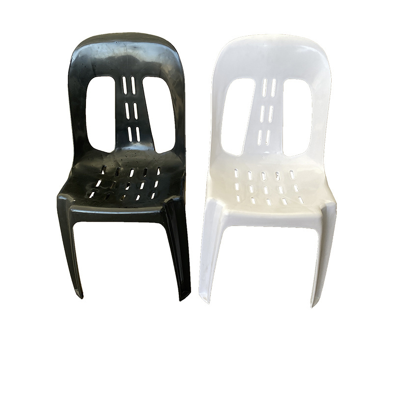 High Quality Outdoor White and Black Plastic Chair Folding Picnic Garden Chairs