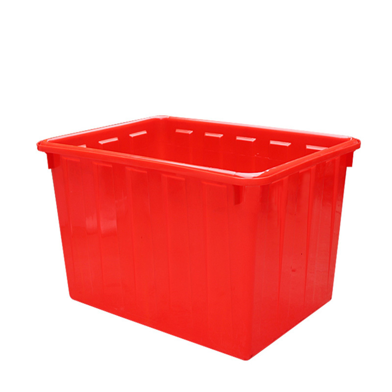 Cheap price outdoor square large open top plastic fish tank tub for farming