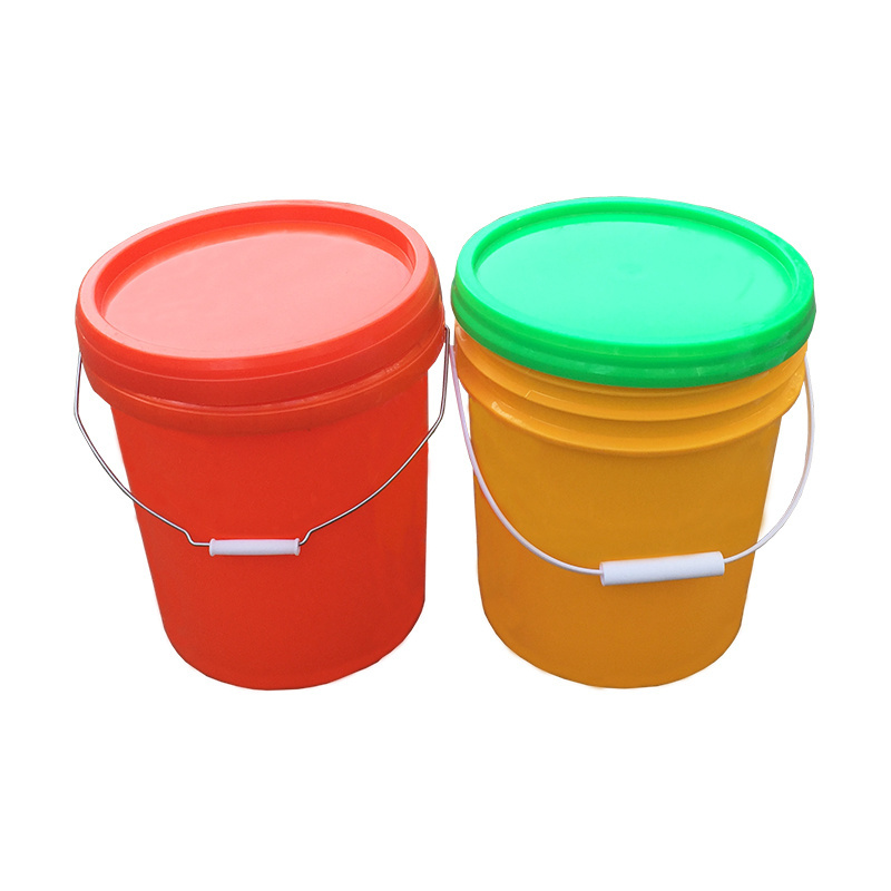 Food Storage Bucket for Home Kitchen Clear Plastic Ice Cream Bucket with Lid