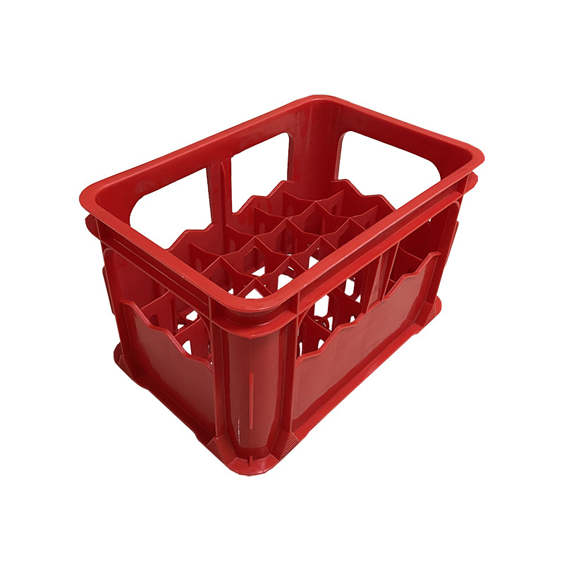 Wholesale cheap 24 bottles plastic crate for beer wine milk cans for sale