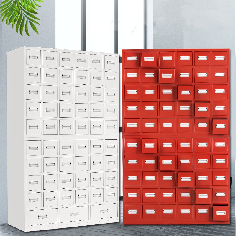 Chinese Traditional Medicine Drawers Pharmacy Cabinet Storage Metal Steel locker for Hospital Cabinet