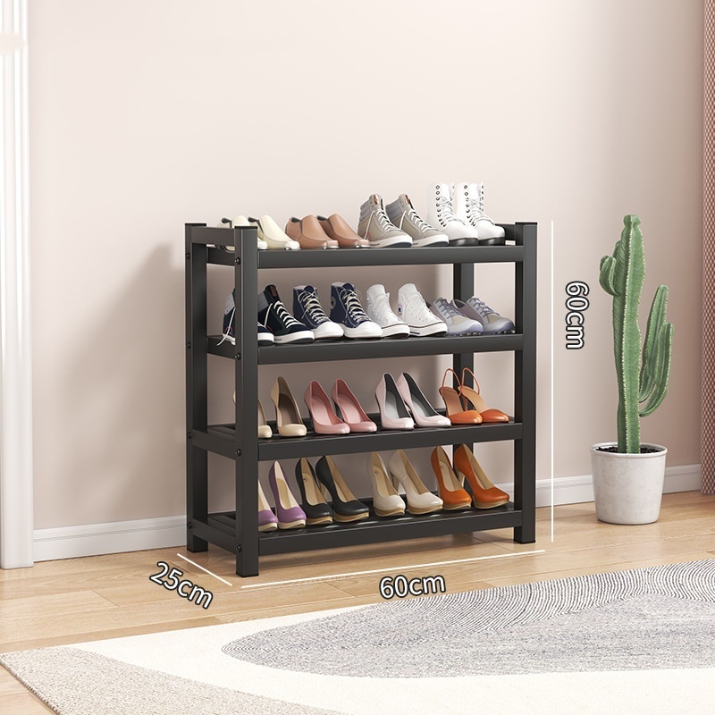 5 Tier Shoe Rack Bench With Seat Entryway Shoe Organizer in Industrial Design for High Heels Entryways Hallways Closets