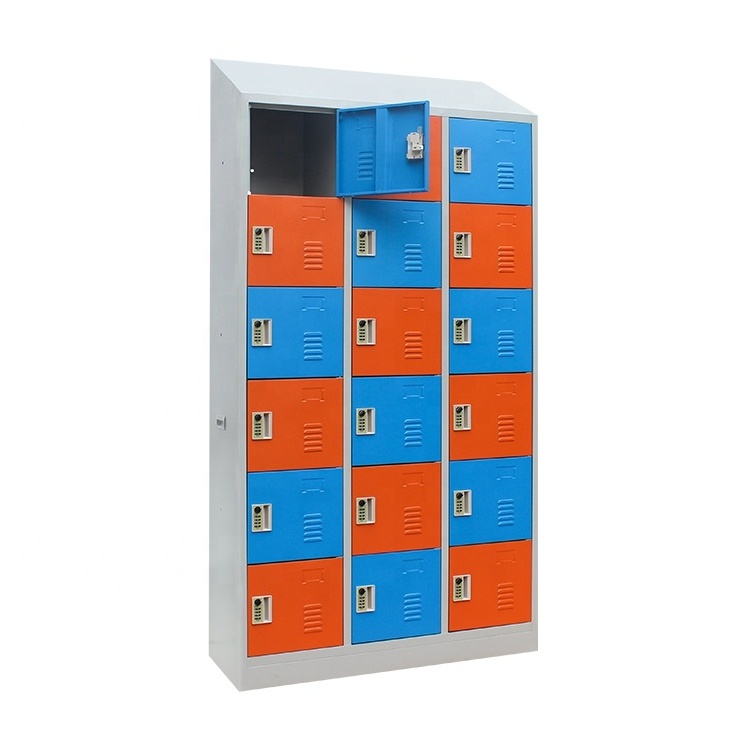 Outdoor Metal Box Locker Shoe Cabinet Play Center Park Storage Locker Cabinet For Shoe Locker