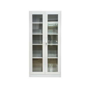 Hot Sale 2 Doors Office Storage Cabinet Customized Steel Cupboard Metal Cabinet Filing Cabinet With 4 Shelves