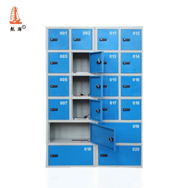 20 Door Public Furniture Charging Station Locker Phone Lockers With Keys