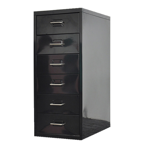 Steel Office File Cabinet With Drawer Orange Galvanized Metal Storage Cabinet 6 Drawer Vertical Filing Cabinets