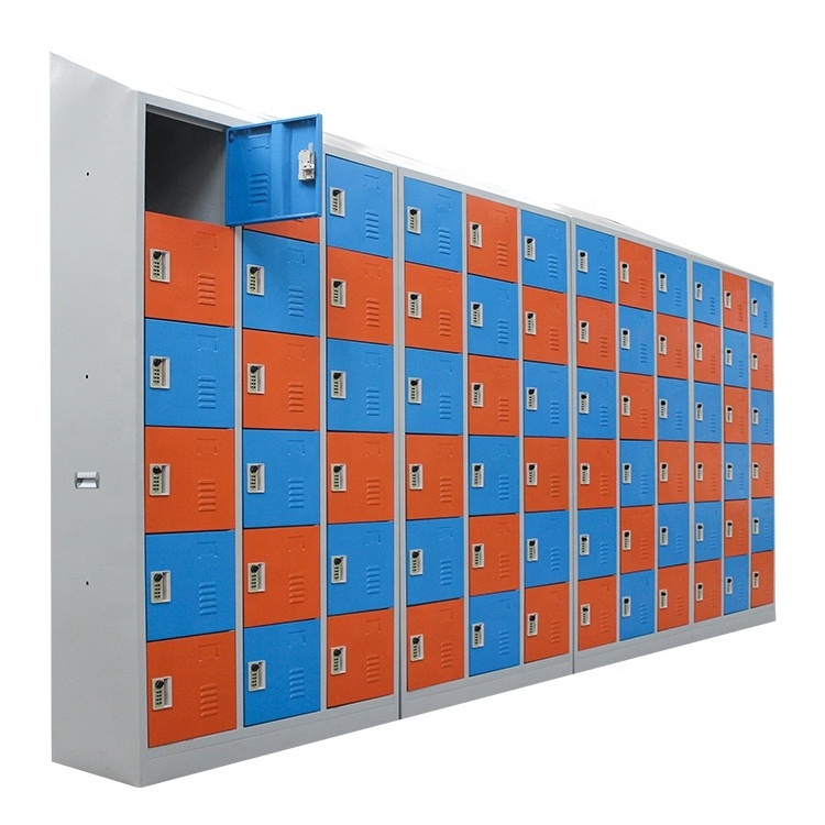 Outdoor Metal Box Locker Shoe Cabinet Play Center Park Storage Locker Cabinet For Shoe Locker