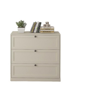 New Design 3 Drawers Elegant White Sofa End Side Bedside Office Storage Cabinet Modern 3 Drawers Cabinet Bedside Night St