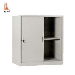 Half Height Lock Up Sliding Door Metal Cupboard Design Steel Office Storage Lateral File Cabinet