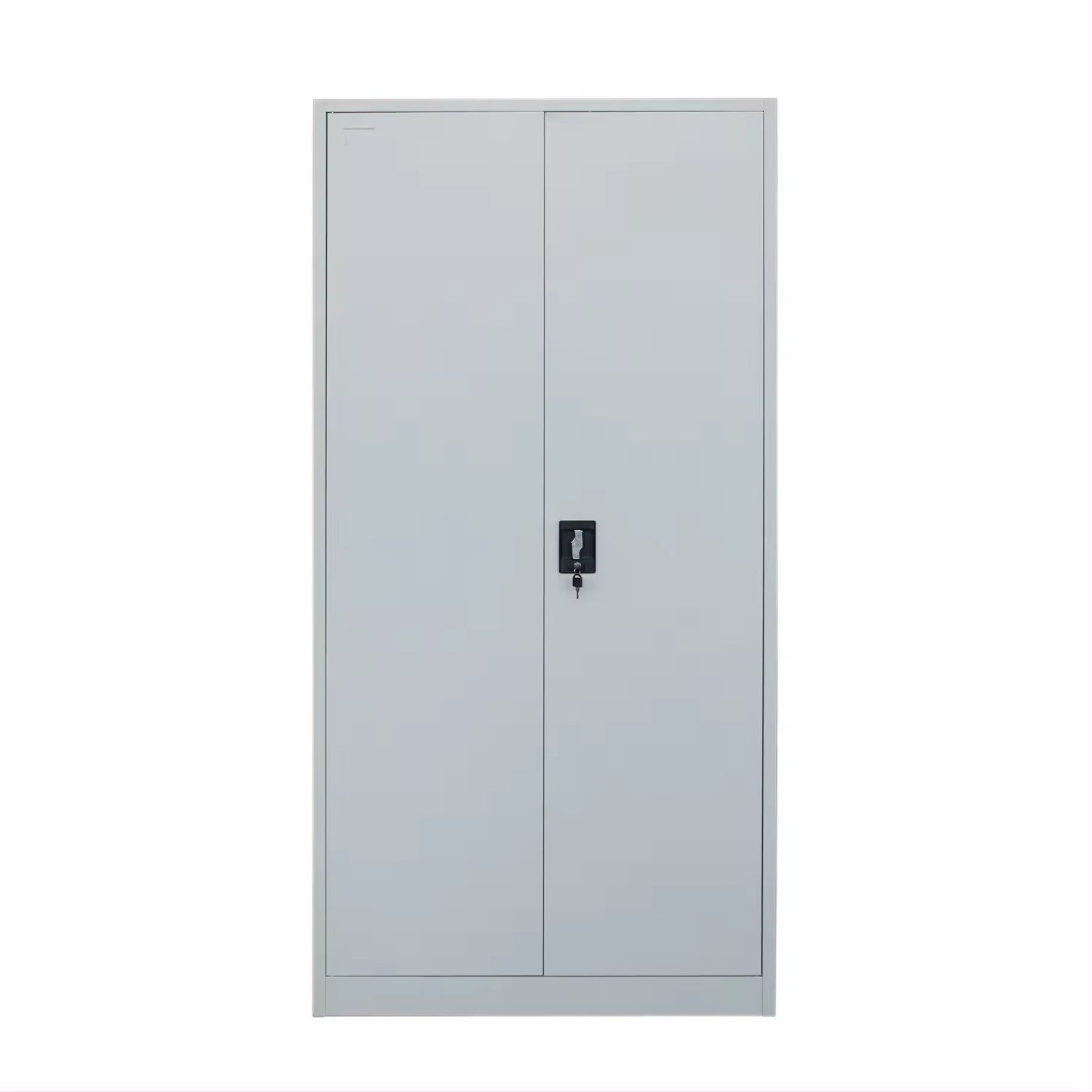 Steel 2 Metal Door Clothing Handle And Mirror Locker With Safe Drawer Box