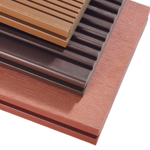 Hot sale invisible gap design wood composite decking 3D texture wood plastic outdoor wpc decking