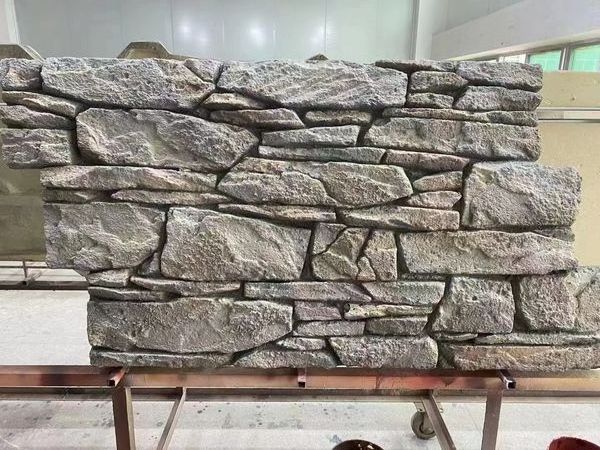 Wholesale 3d Pu Stone Mushroom Wall Panel Stone Wall Panels Pu Polyurethane Rock Wall Panel Faux Stone