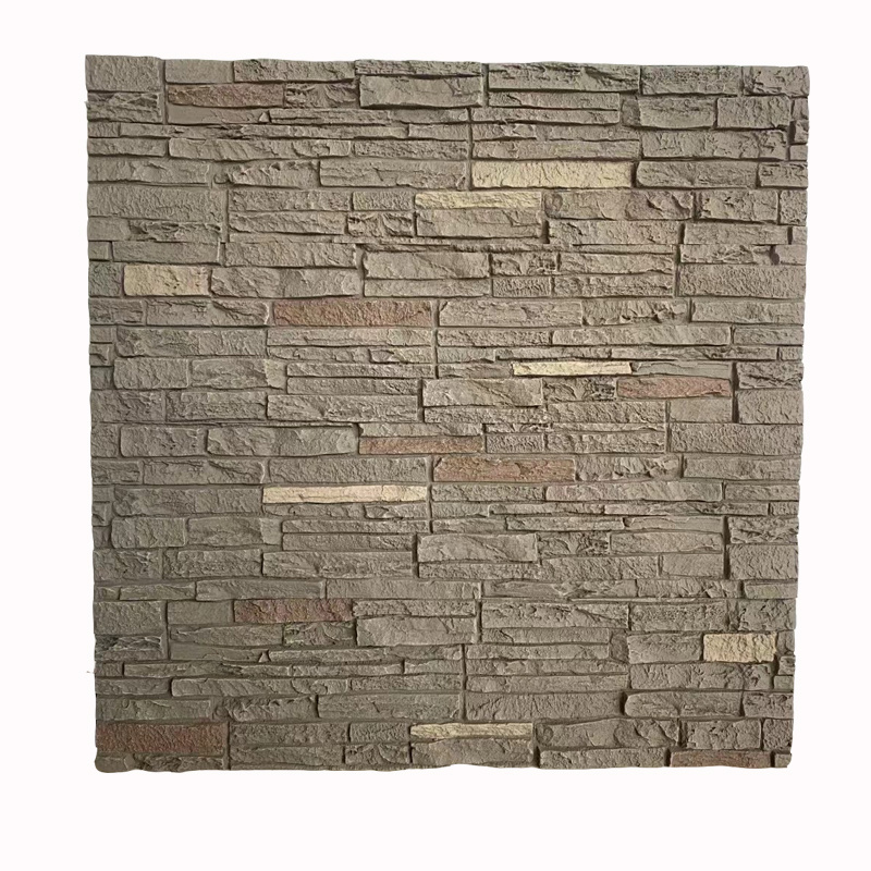 PU Faux Stone Partition Wall Panel Polyurethane Panel 3D For Interior And Outdoor Decoration