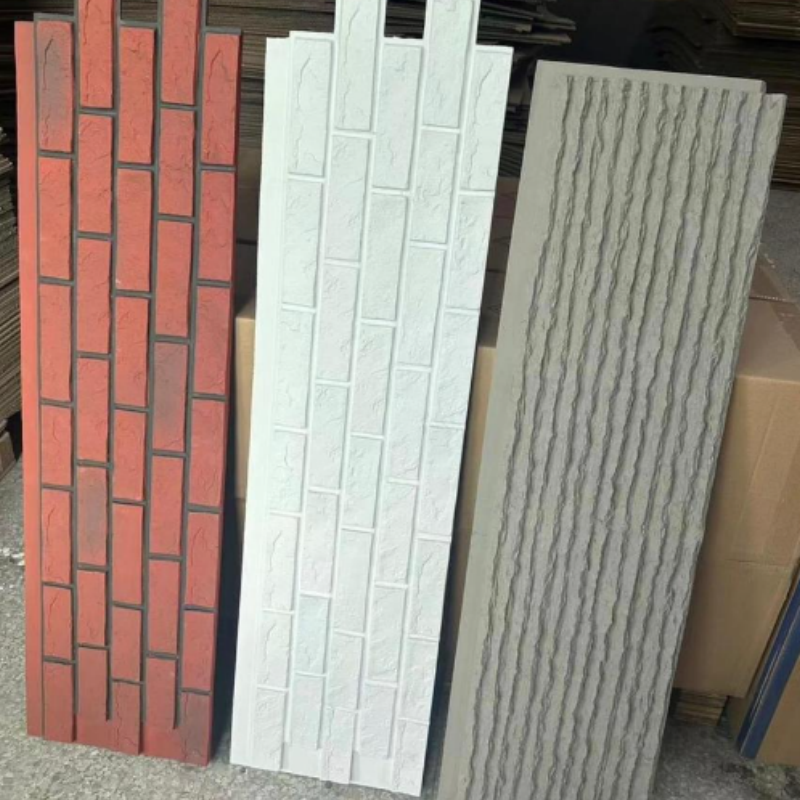 Artificial Wall Beauty Cheap Brick Wall Cladding Panel Designs Polyurethane Pu FauxStone Exterior By High Quality