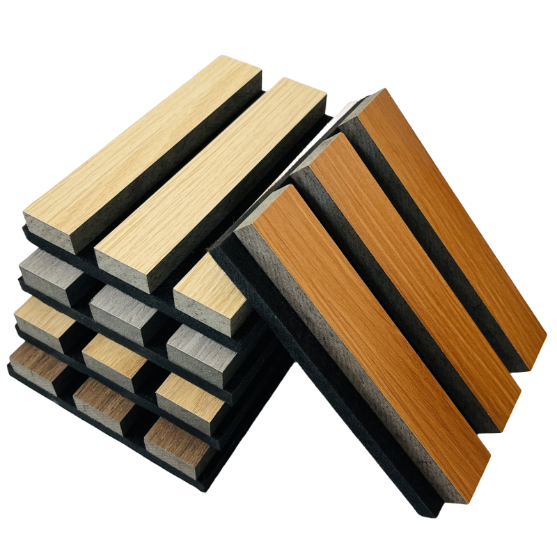 Akupanel Diffusion Wood Wall Slat Ceiling Akupanel Sound Proof Wall Wooden Veneer Acoustic Panels