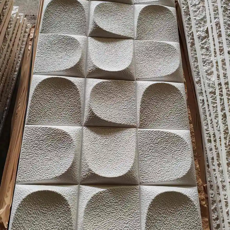 pu stone veneer decor 3d polyurethane faux mushroom stone wall panels PU culture stone wall panel for interior and exterior wall