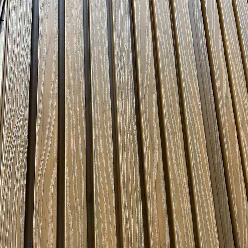 WPC Exterior Outdoor Decorative Wall Cladding Panel Design Coextrusion Panel Wooden Siding Board Building Material