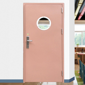 Decorative Color Metal Steel Door Skin Panels Interior Door For School Hospital Classroom