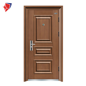 New Sturdy and Stylish Steel Anti-theft Security Door Font Exterior Entry Door for Home Office Doors