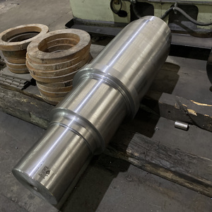 high grade AISI 4140 forging solid steel gear shaft