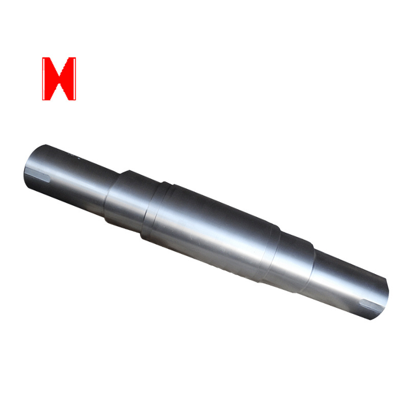 high grade AISI 4140 forging solid steel gear shaft