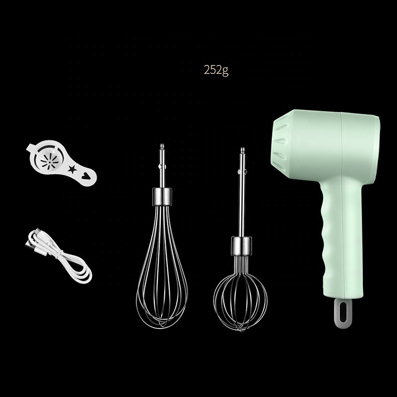 2023 New Kitchen Wireless Charging Egg Whisk Ware Mixer Machine Electric Mini Food Chopper