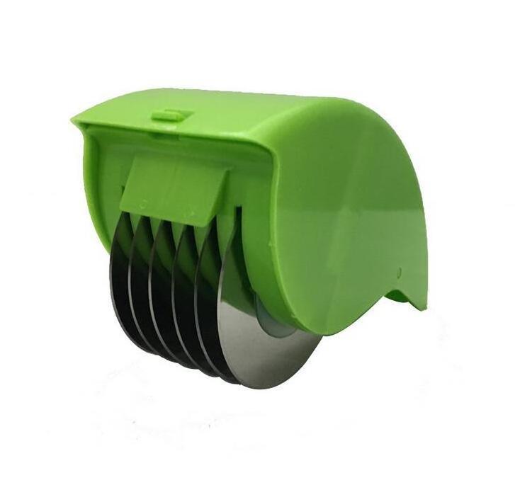 Kitchen Vegetable Chop Herb Rolling Rollers Mincer Herbal Manual Hand Scallion Cut Slicers 6 Stainless Steel Cutter