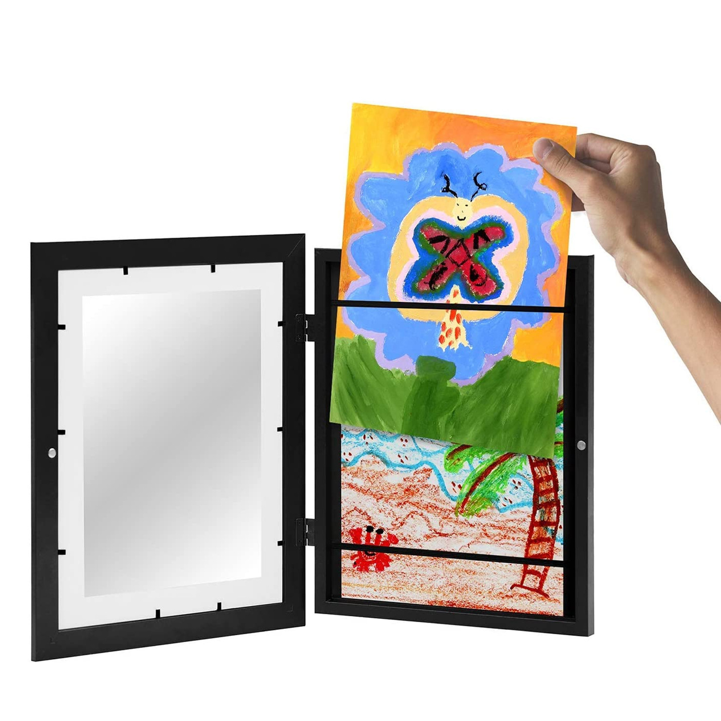 Newest Children Art Projects Front Opening and Changeable Picture Display Kids Art Frames Kids Artwork Picture Frame