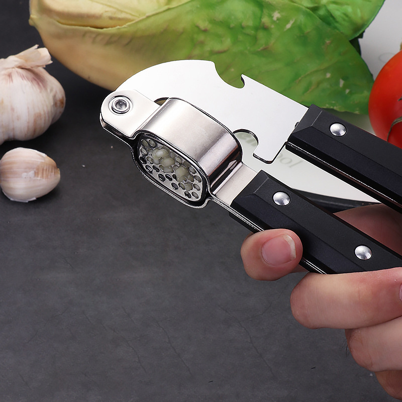 Kitchen Accessories Stainless Steel Manual Garlic Crusher Press Gadgets Ginger Mincer Garlic Press