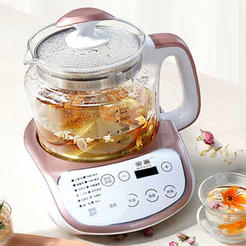 Multi-functional  2L Tea Coffee Soup Or Hot Pot And Water Heater Electric Glass Birds Nest Kettle