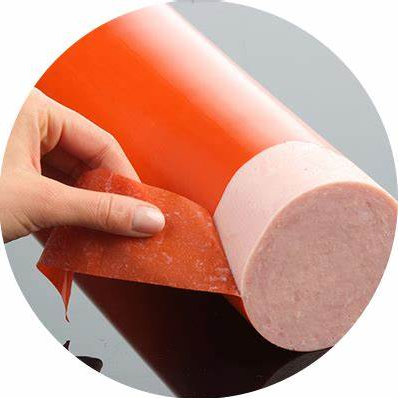 Artificial Halal Printed Plastic Sausage Casing for food Ham packaging Polyamide casings for Sausage