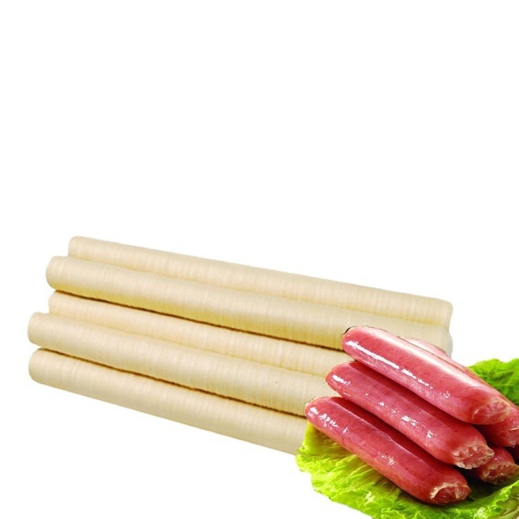 Wholesale Edible Collagen Food Grade Durable  CELLULOSE COLLAGEN Artificial Collagen Casing for Sausage