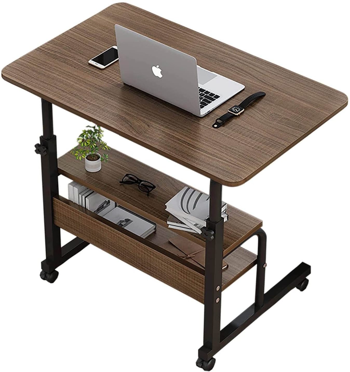 Table Student Computer Desk Portable Home Office Furniture Play Game Desk On Wheels Movable With Storage