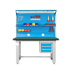 Professional Custom Industrial Heavy Duty Worktable Workshop Tool Workbench For Storage